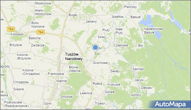 mapa Łączówka, Łączówka na mapie Targeo